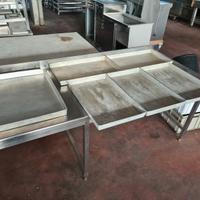 teglie per pizza al taglio usate