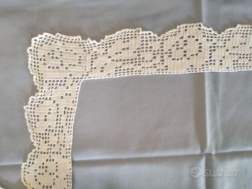 Bordura filet per lenzuolo matrimoniale