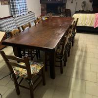 tavolo di vero legno