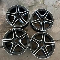 Cerchi mercedes classe A B CLA C RAGGIO 18 amg