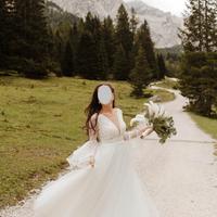 Abito da sposa romantico boho - condiz. eccellenti