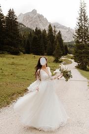 Abito da sposa romantico boho - condiz. eccellenti