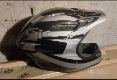 Casco moto cross enduro con protezioni