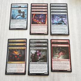 Mazzo carte Magic Rosso Nero ARTEFATTI Kamigawa