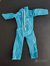 Big Jim tuta vintage blu