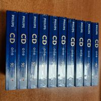  Dieci Cassette audio philips 90 minuti  nuove 