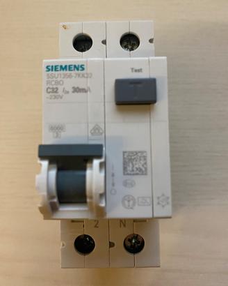 Inter. Magnetotermico Differenziale Siemens C32A