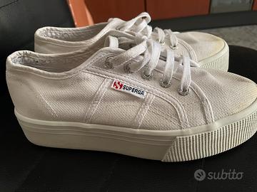 Superga hot sale bianche 37