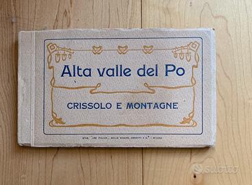 Valle Po . Monviso. Crissolo (2 Carnet Vintage)