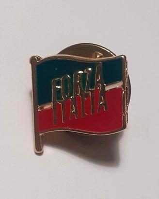 VECCHIA SPILLA PIN FORZA ITALIA SILVIO BERLUSCONI
