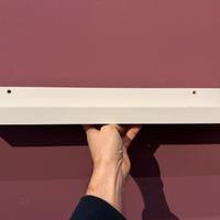 Mensole bianche Ikea tipo “Mosslanda”  vedi resto