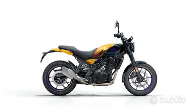 Royal Enfield Guerrilla 450 gialla