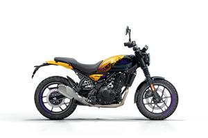 Royal Enfield Guerrilla 450 gialla