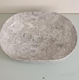 Lavabo da appoggio 60x40 marmorizzato
