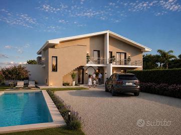 VILLA A SCHIERA D'ANGOLO A TERRASINI