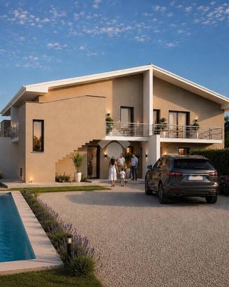 VILLA A SCHIERA D'ANGOLO A TERRASINI