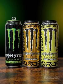 3 Lattine Monster Energy Collezione Lando Norris