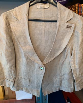 Completo oro giacca pantaloni