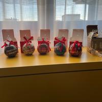 Palline Natale segnaposto Brandani