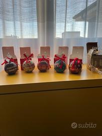 Palline Natale segnaposto Brandani