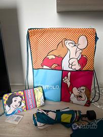 Set Disney: ombrello, portafoglio e sacca