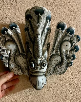 Maschera Mayura Raksha anni 80 Sri Lanka