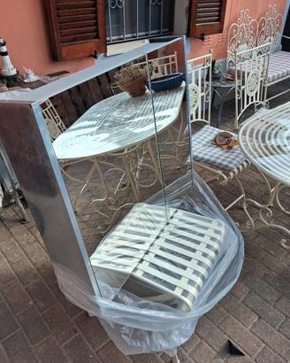 Mobiletto a specchio bagno, nuovo