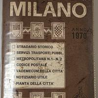 Stradario storico di Milano Anno 1970