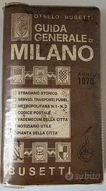 Stradario storico di Milano Anno 1970