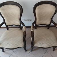 coppia di sedie classiche