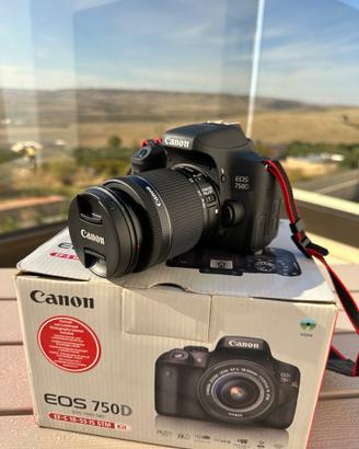 Canon eos 750D 18-55 stm full hd no 60d 70d 80d