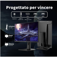 KTC MONITOR GAMING  24''  180HZ 1 ms  come nuovo