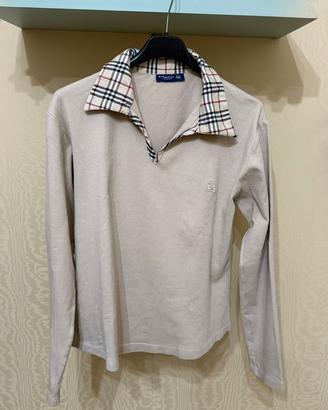Burberry London Polo Manica  Lunga Donna S