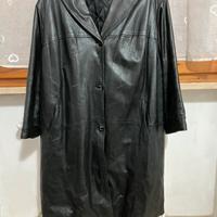 Giaccone in vera pelle da donna