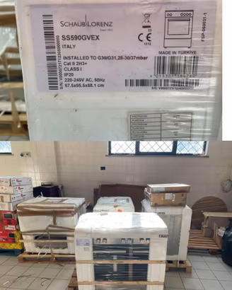 Cucina Schaub Lorenz SS590GVEX 5 fuochi 90x60
