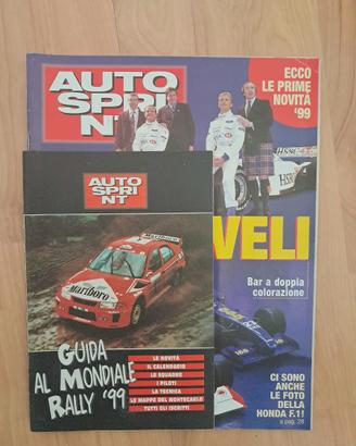 Autosprint 1999 Bar 01 Villeneuve + Mondiale Rally