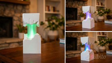 💡 Lampada 3D RGB “Cemento Spaccato” – Design Mode