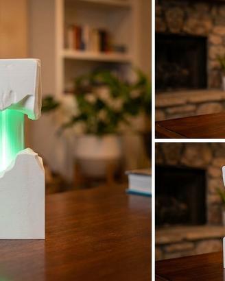 💡 Lampada 3D RGB “Cemento Spaccato” – Design Mode