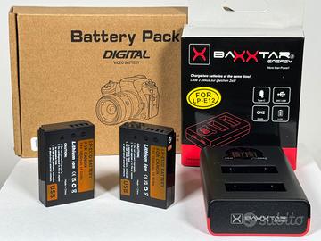 Canon LP-E12 Compatibili 1800mAh + Carica Batterie