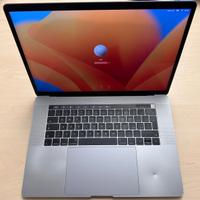 Macbook pro 2017 15" i7-4 core Ram: 16Gb SSD: 1Tb