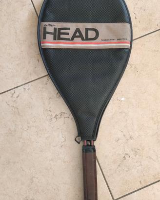 Racchetta da tennis Head anni 80-90 con fodero