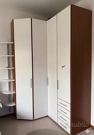 Armadio con cabina + scrivania coordinata – Camere