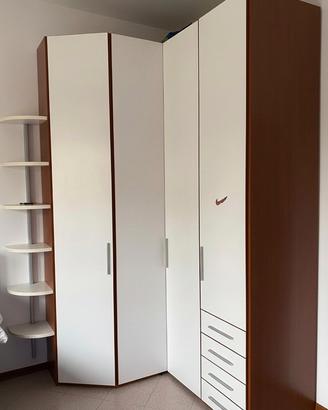 Armadio con cabina + scrivania coordinata – Camere