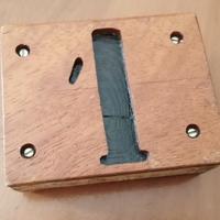 SET NUMERI SEGNA TAVOLO DA 1 A 14 IN LEGNO FATTI A