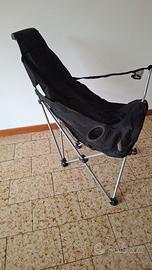 Sedia richiudibile con porta bicchieri