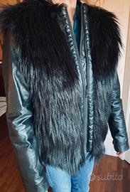 Giacca con pelliccia ecologica Sisley