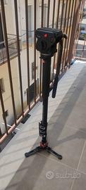 Monopiede Manfrotto con testa fluida