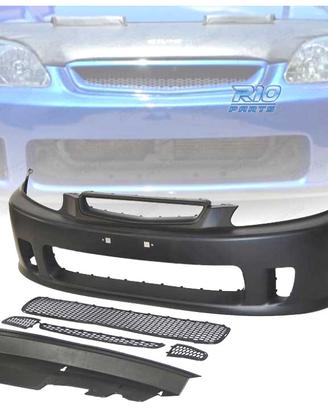 PARAURTI ANTERIORE HONDA CIVIC 96-98 LOOK N1