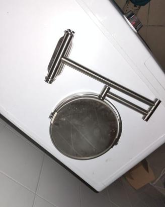 Specchio bagno da parete orientabile – ingranditor