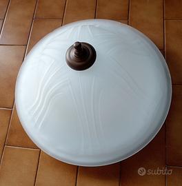 plafoniera da soffitto in vetro